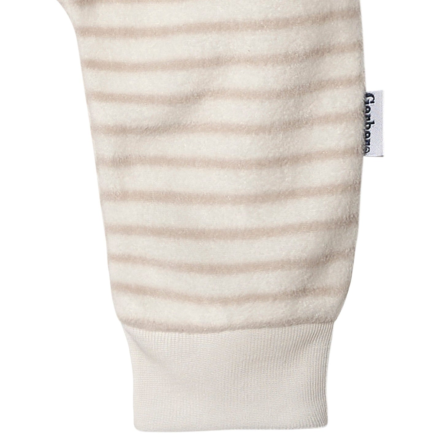 4-Pack Baby Neutral Oatmeal Heather and Stripes Fleece Pants
